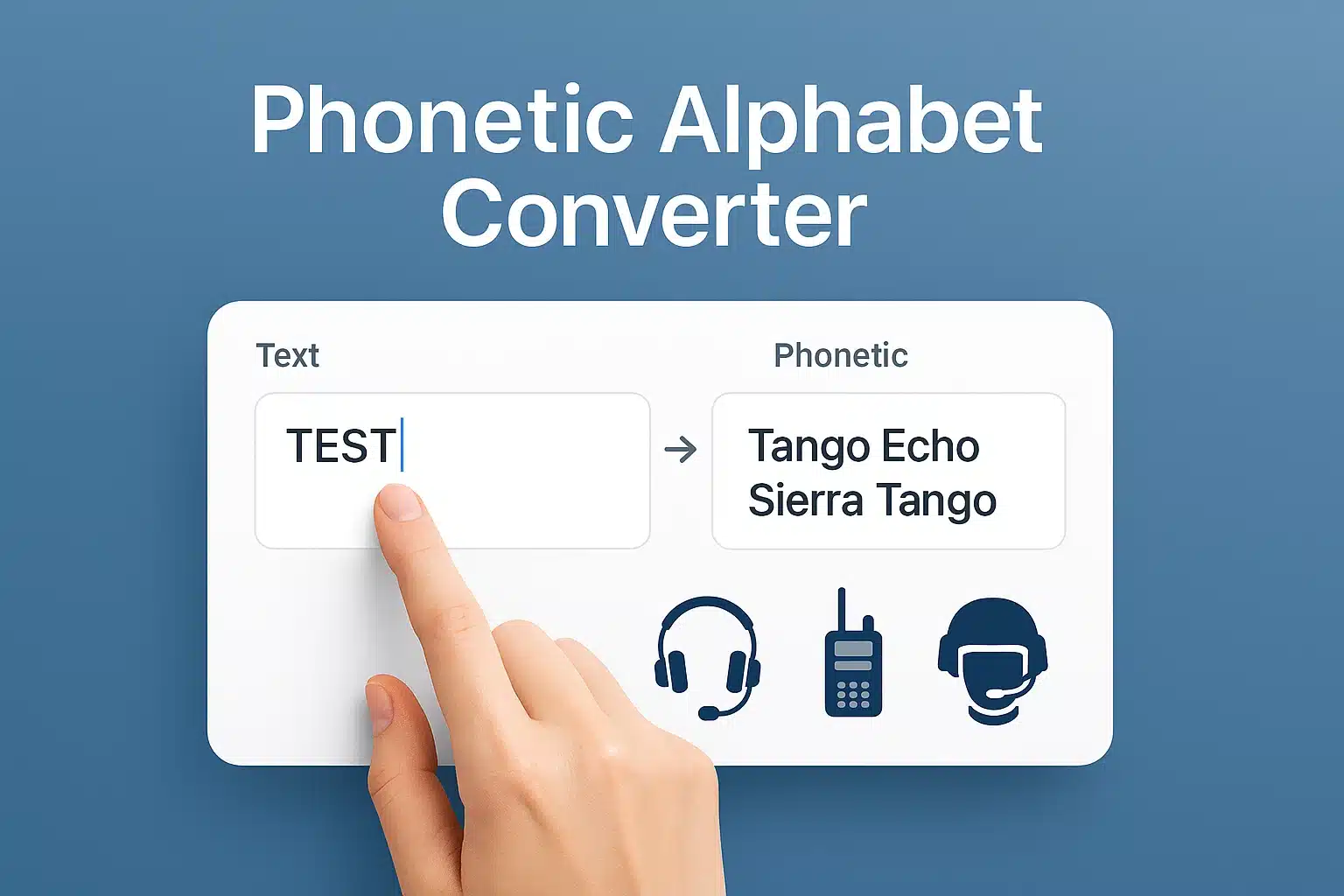 Phonetic Alphabet Converter