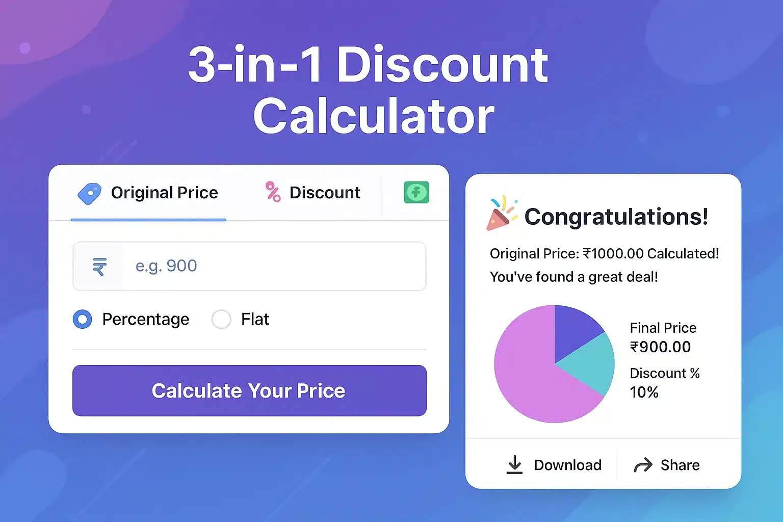 Discount calculator