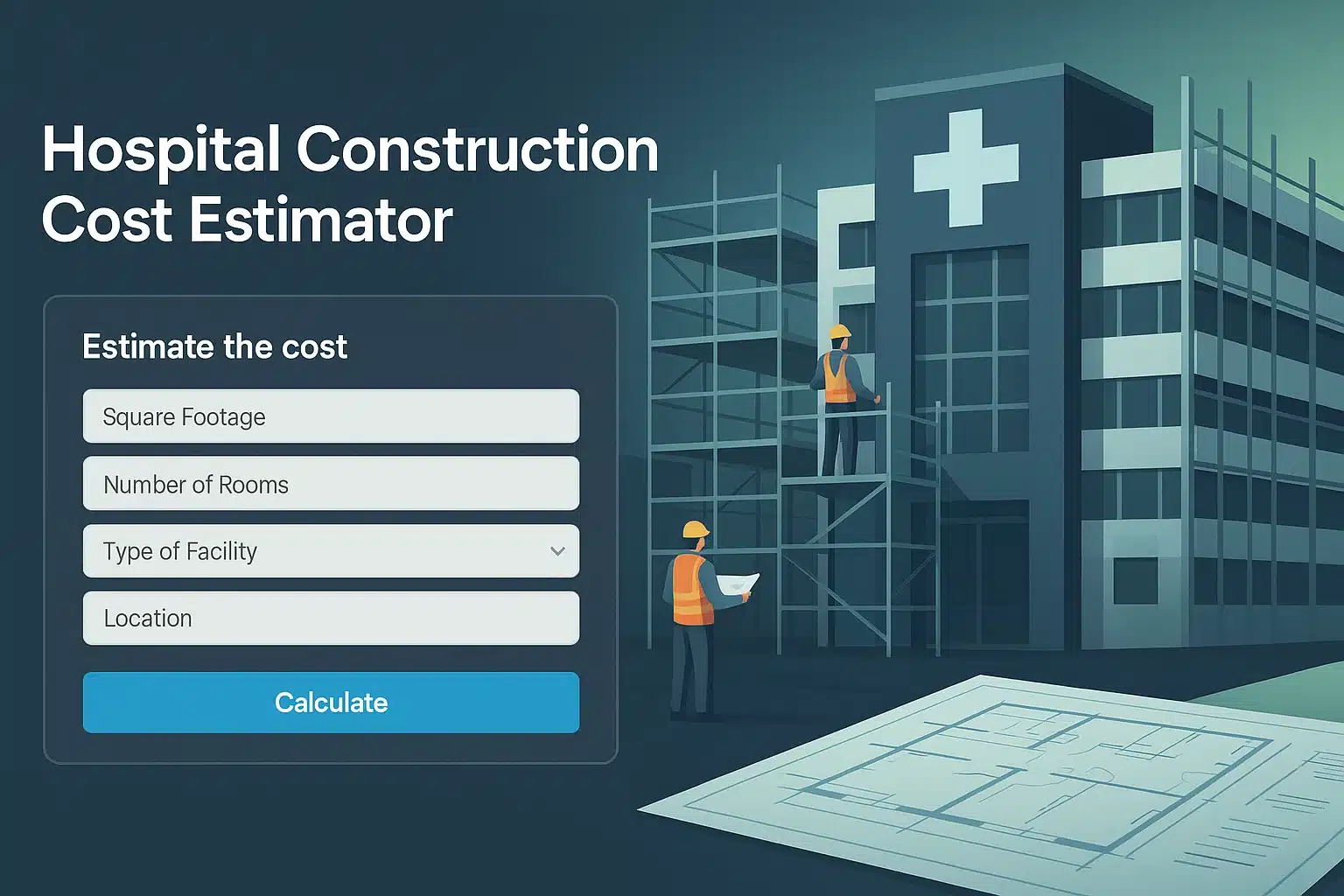 hospital construction cost estimator